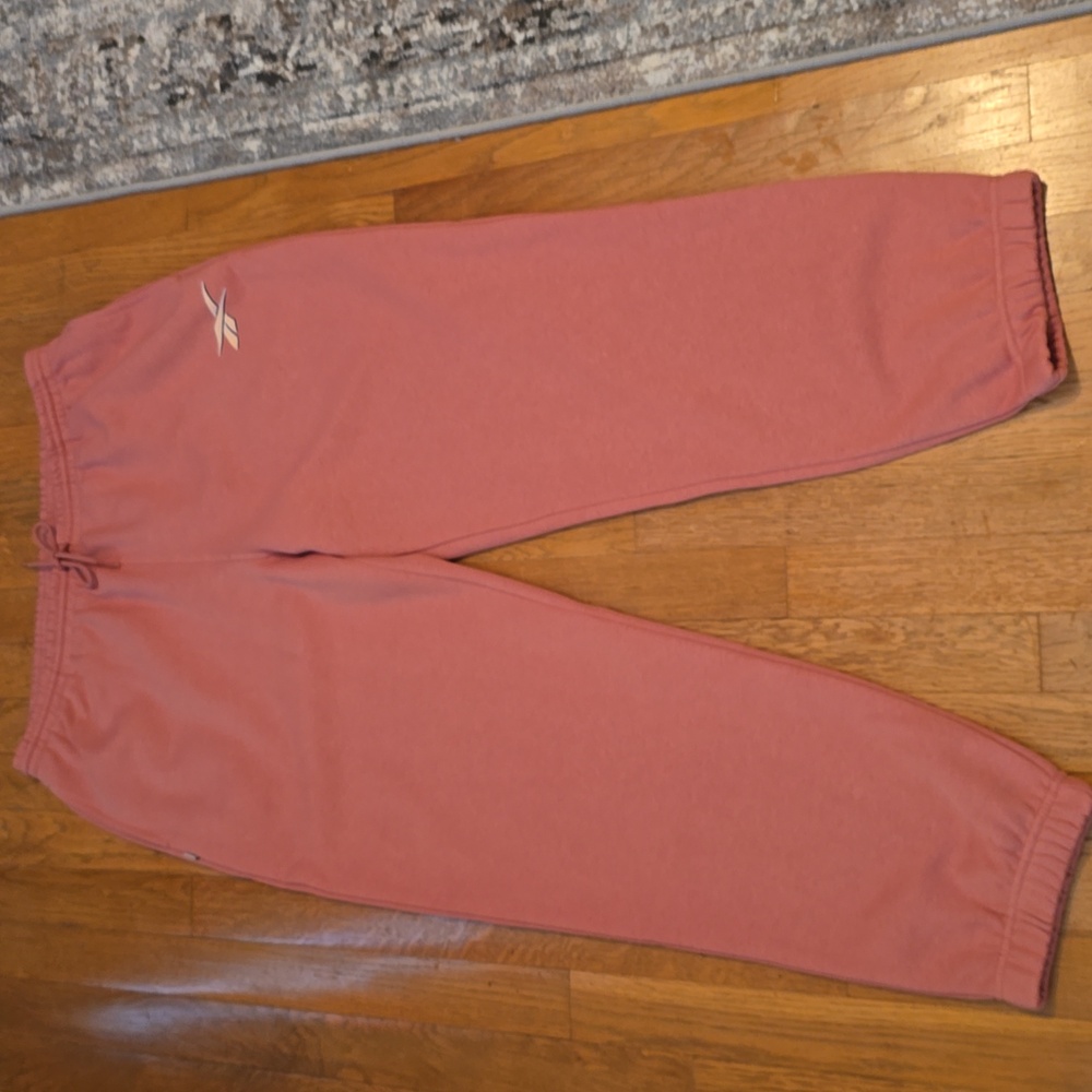 REEBOK SIGNATURE BRAND WOMEN'S PINK SWEATPANTS SIZE XL